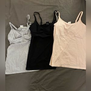 Maternity nursing/breastfeeding tanks. NWOT. Never worn